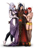 Blood elf warlock a csajokkal!