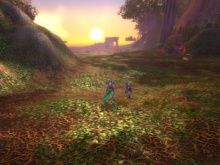 Naplemente a romoknál