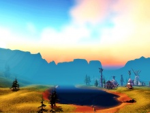 Bloodhoof Village egy része