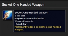 Kérdés: socket 1h weapon: